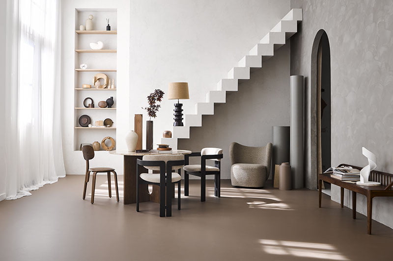 Marmoleum vloer - Projectinrichting J.P. van Beek