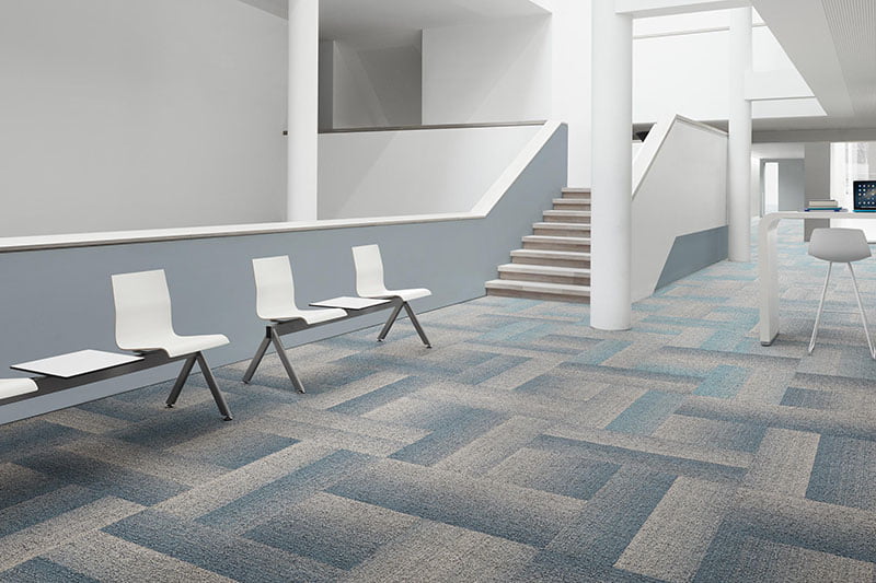 Tapijtvloer en tapijttegels - Projectinrichting J.P. van Beek